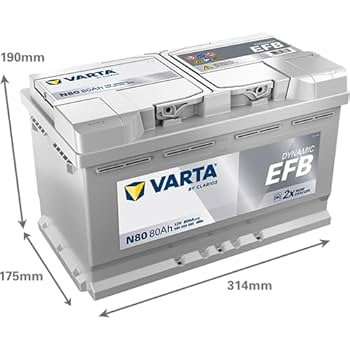 バルタ　varta　カ― バッテリー VARTA N-70(80B24L) (バルタ、ファルタ) アイドリングストップ車